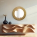 Espelho Decorativo Madrid Corino 60cm Redondo